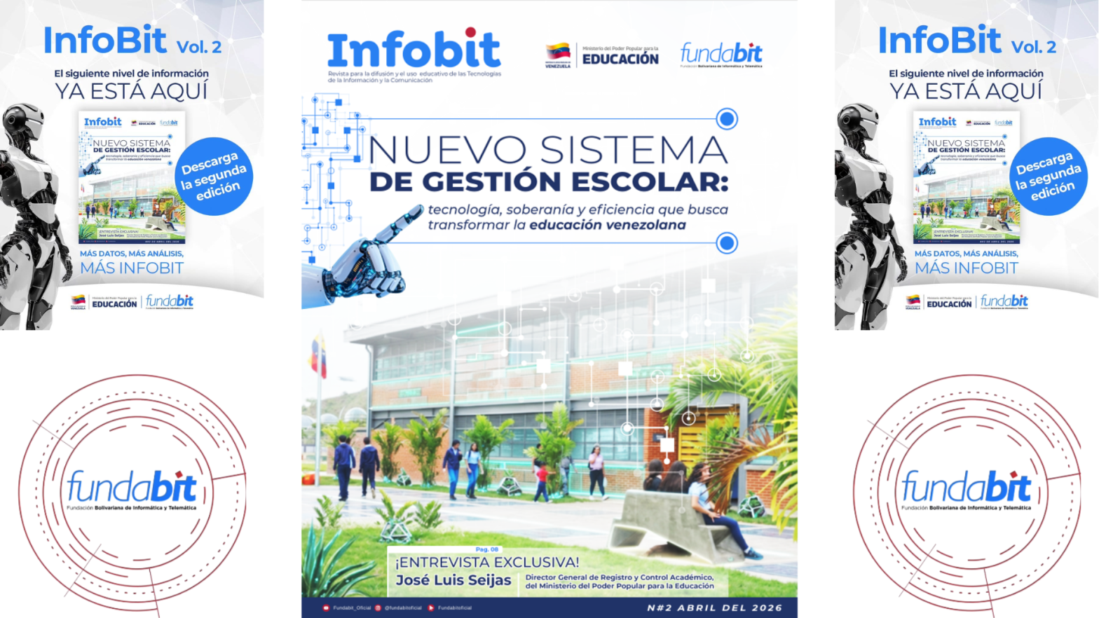 Análisis profundo de los avances en soberanía de datos, proyectos socioproductivos estudiantiles y la integración ética de herramientas digitales presentadas en el segundo número de la Revista Infobit (2026).